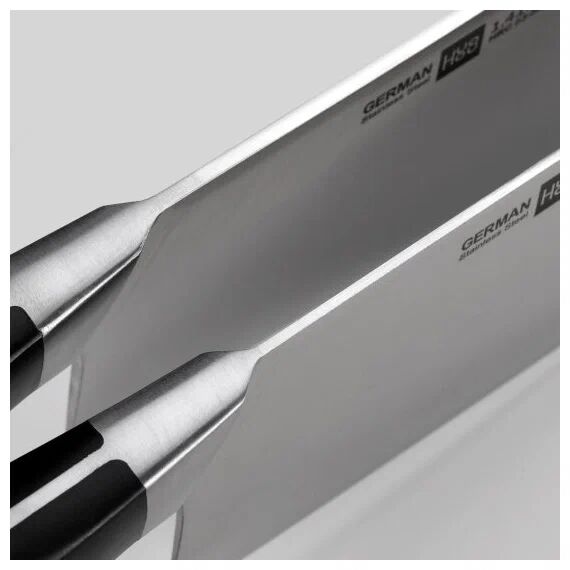 Кухонный нож HuoHou Fire Molybdenum Vanadium Steel Kitchen Knife 170mm. (Black/Черный) - 2