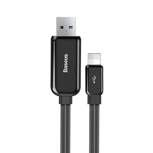 Кабель Baseus Glowing Data Cable USB For Lightning CALLG-01 (Black/Черный) 