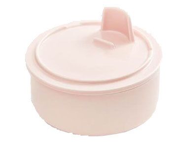 Тарелка с крышкой Xiaomi Gonghe JingRepublic Washed Net Noodle Soup Bowl (Pink/Розовый) 