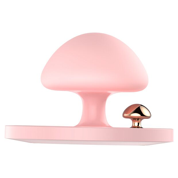 Baseus Mushroom Lamp Desktop Wireless Charger (Pink) - 5