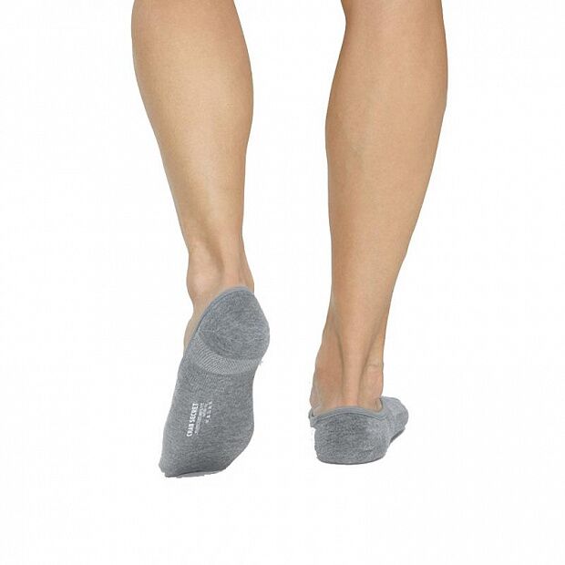Носки-следы Xiaomi Crab Seckret Antibacterial Mens Boat Socks 4 Pairs (Grey/Серый) - 2