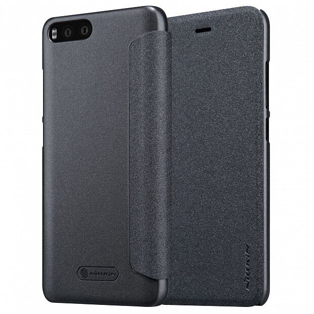 Чехол для Xiaomi Mi 6 Nillkin Sparkle Leather Case (Black/Черный) 