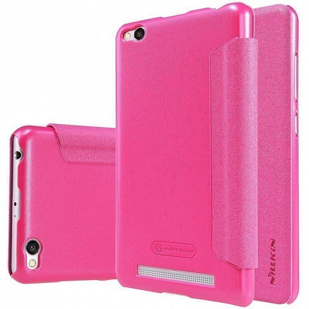 Чехол для Redmi 3 Nillkin Sparkle Leather Case (Pink/Розовый) 