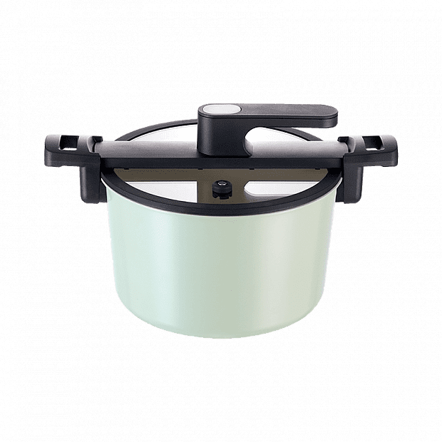 Кастрюля HuoHou Micro Pressure Ceramic Non-Stick Soup Pot (Green/Зеленый) - 1