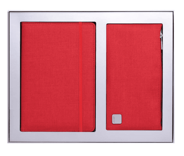 Пенал с блокнотом KACO Classic Business Gift Set (Red/Красный) 