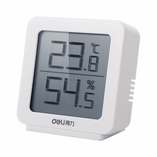 Термометр/гигрометр Deli Electronic Thermometer And Hygrometer (White/Белый) - 1
