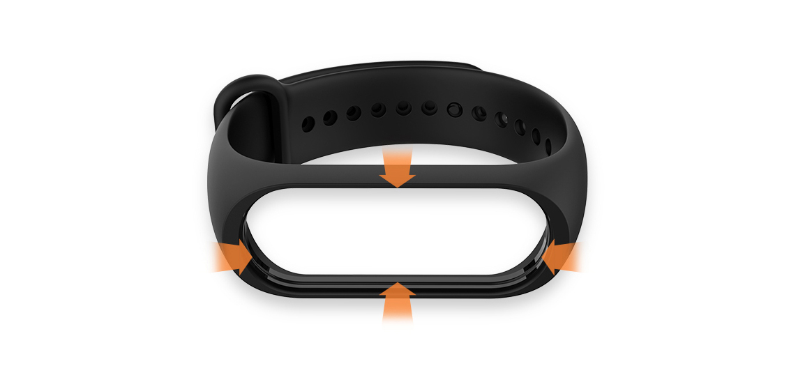 Черный ремешок для Xiaomi Mi Band 4 и Xiaomi Mi Band 3 Аксессуары для Xiaomi Mi Band 4 и Mi Band 3