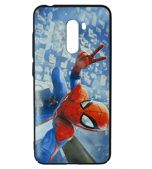 Внутреняя часть чехла Spider-Man Marvel для Xiaomi Pocophone F1 Внешний вид внутренней части чехла Spider-Man Marvel для Xiaomi Pocophone F1