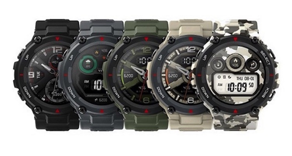 Оттенки корпуса Amazfit T-Rex Цвета корпуса умных часов Amazfit T-Rex
