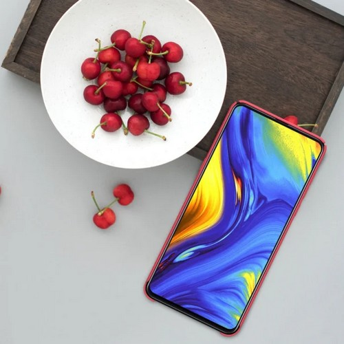 Xiaomi Mi Mix 3 в чехле Nillkin Super Frosted Shield Смартфон Xiaomi Mi Mix 3 в чехле Nillkin Super Frosted Shield