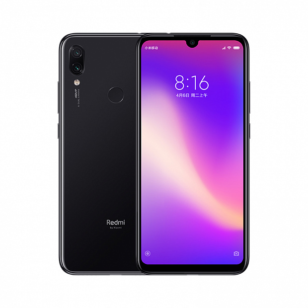 Смартфон Xiaomi Redmi Note 7 Pro 128GB/6GB (Black/Черный)