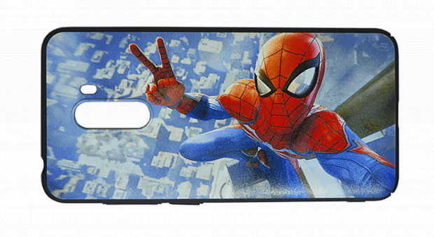 Защитный чехол для Xiaomi Pocophone F1 Spider-Man (Black/Черный)